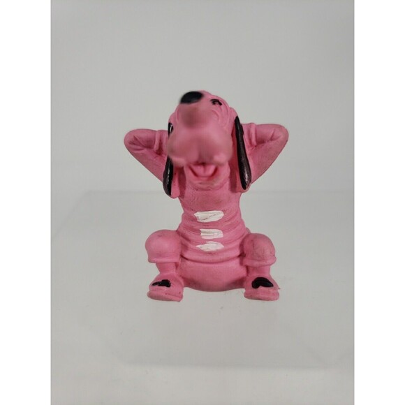 Walt Disney Productions Goofy Pink Rubber Figure 1960s Rare Uncommon Vintage - Picture 3 of 16